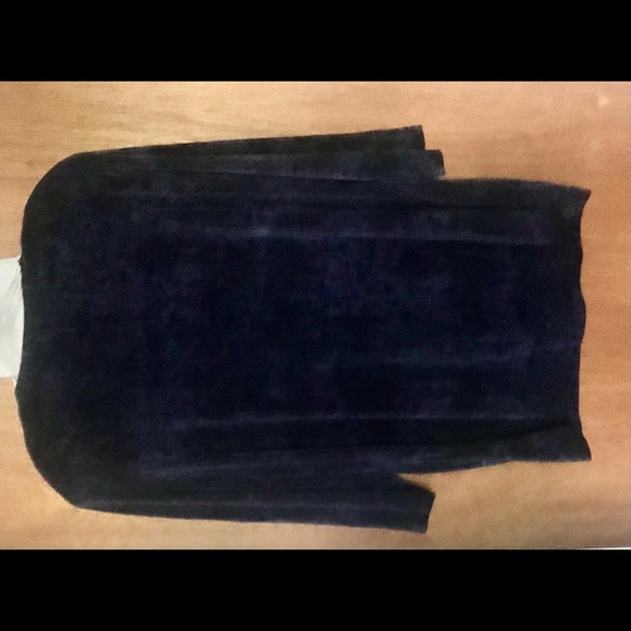 New Blue with Silver Shimmer Vikki Vi Top with 1X made in USA - Picture 10 of 16